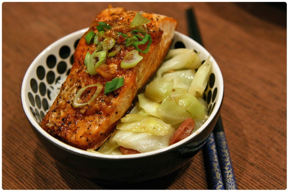 Pan Fried Salmon with Asian Honey Sauce: Weeknite Meals
